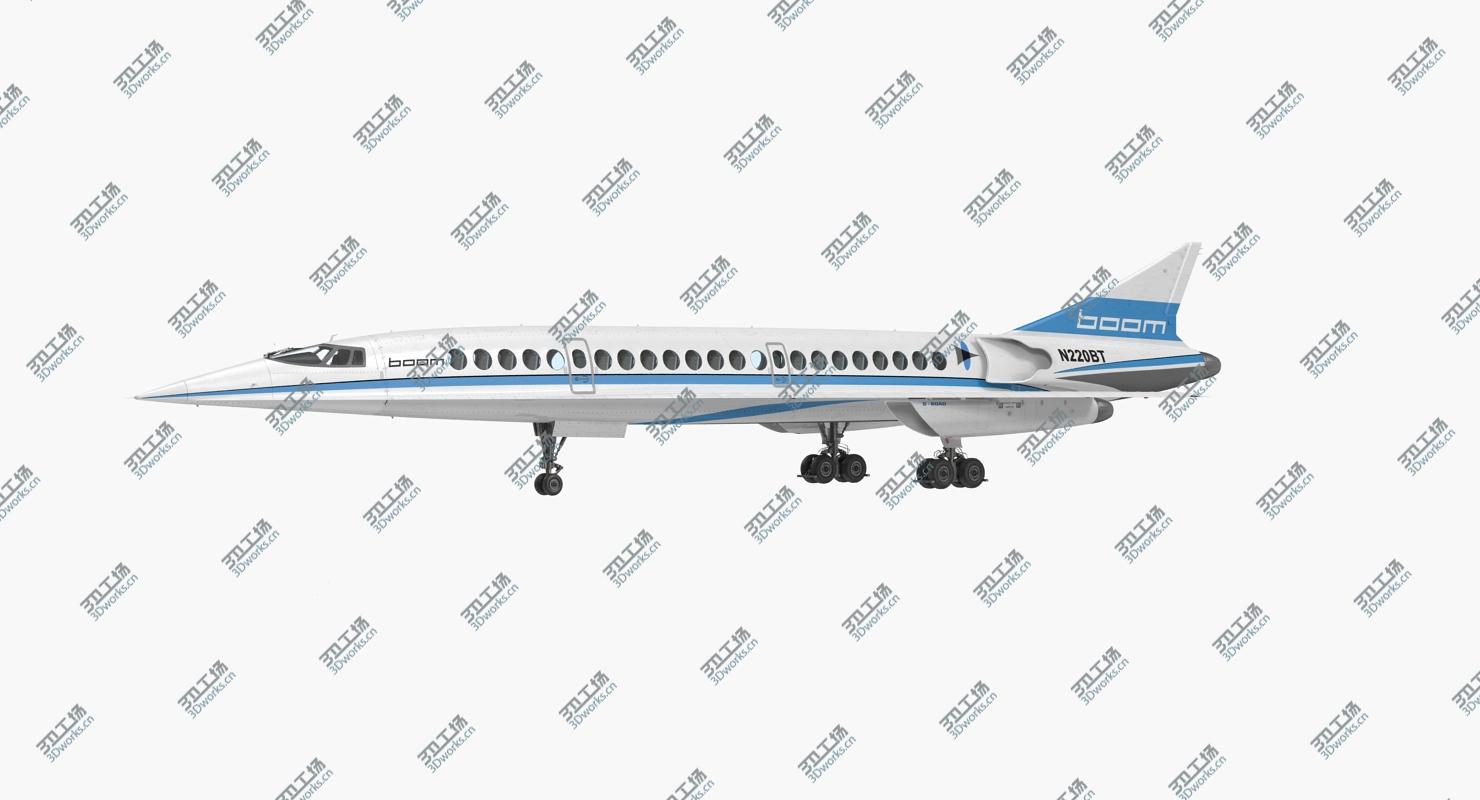 images/goods_img/2021040163/Boom Supersonic Jet Rigged 3D model/3.jpg